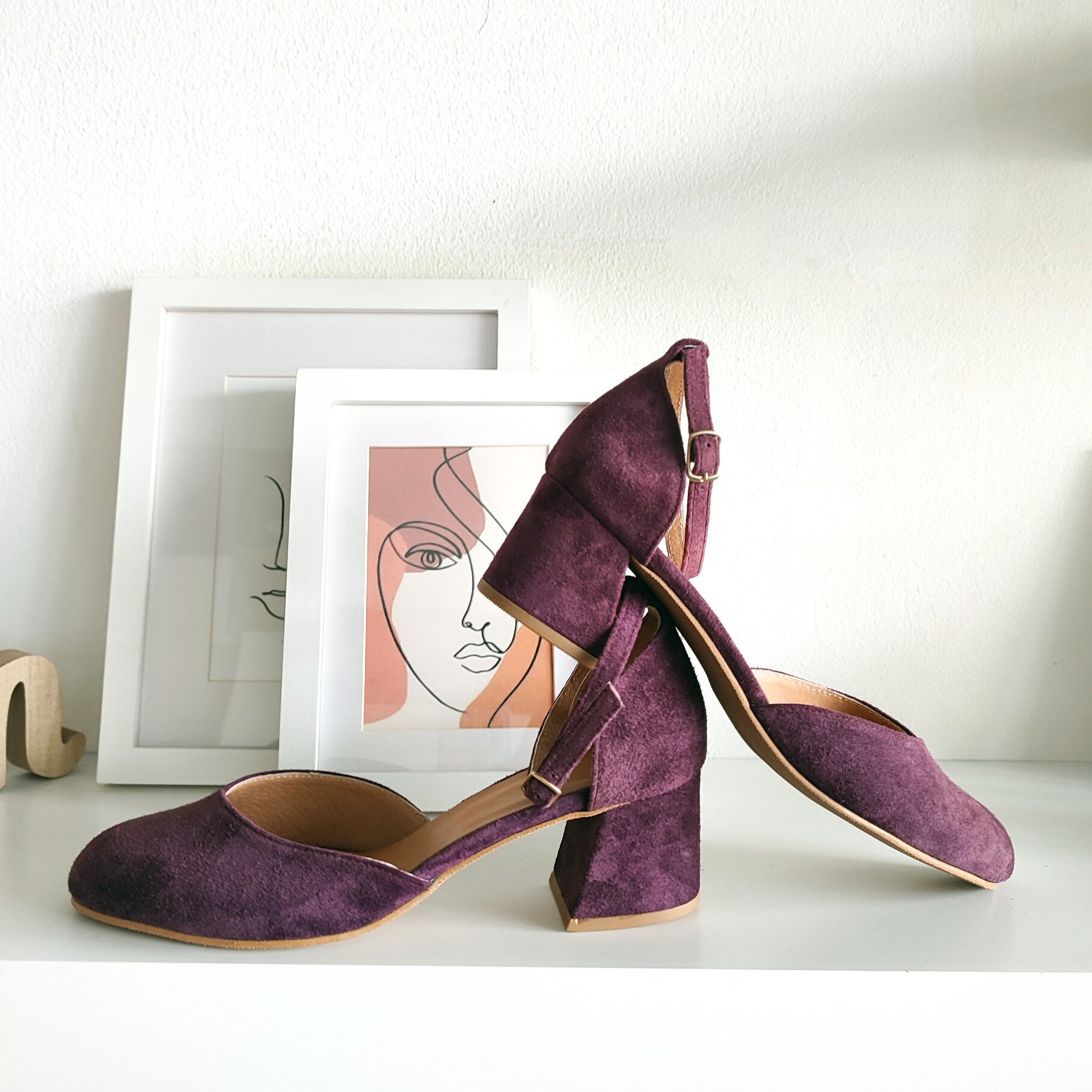 womens purple dress shoes