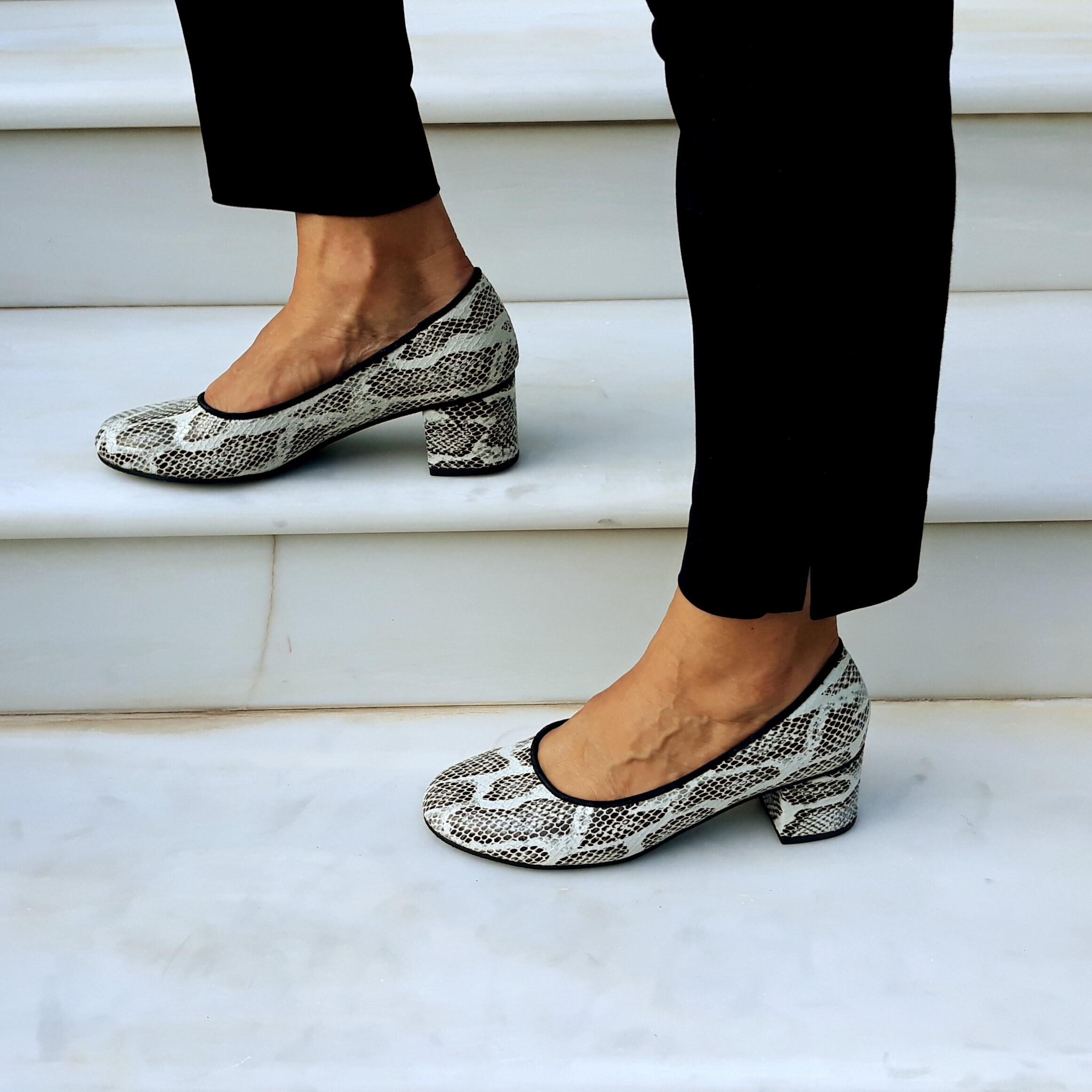 wide fit snakeskin heels