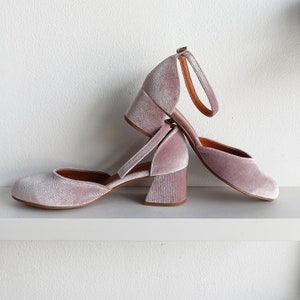dusty rose heels wedding