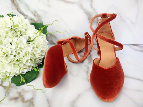 Orange Gem-Embellished Mules - CHARLES & KEITH BR