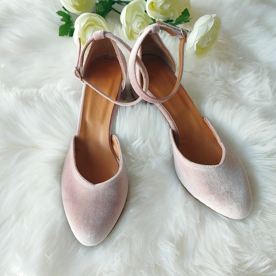Dusty rose sales shoes flats