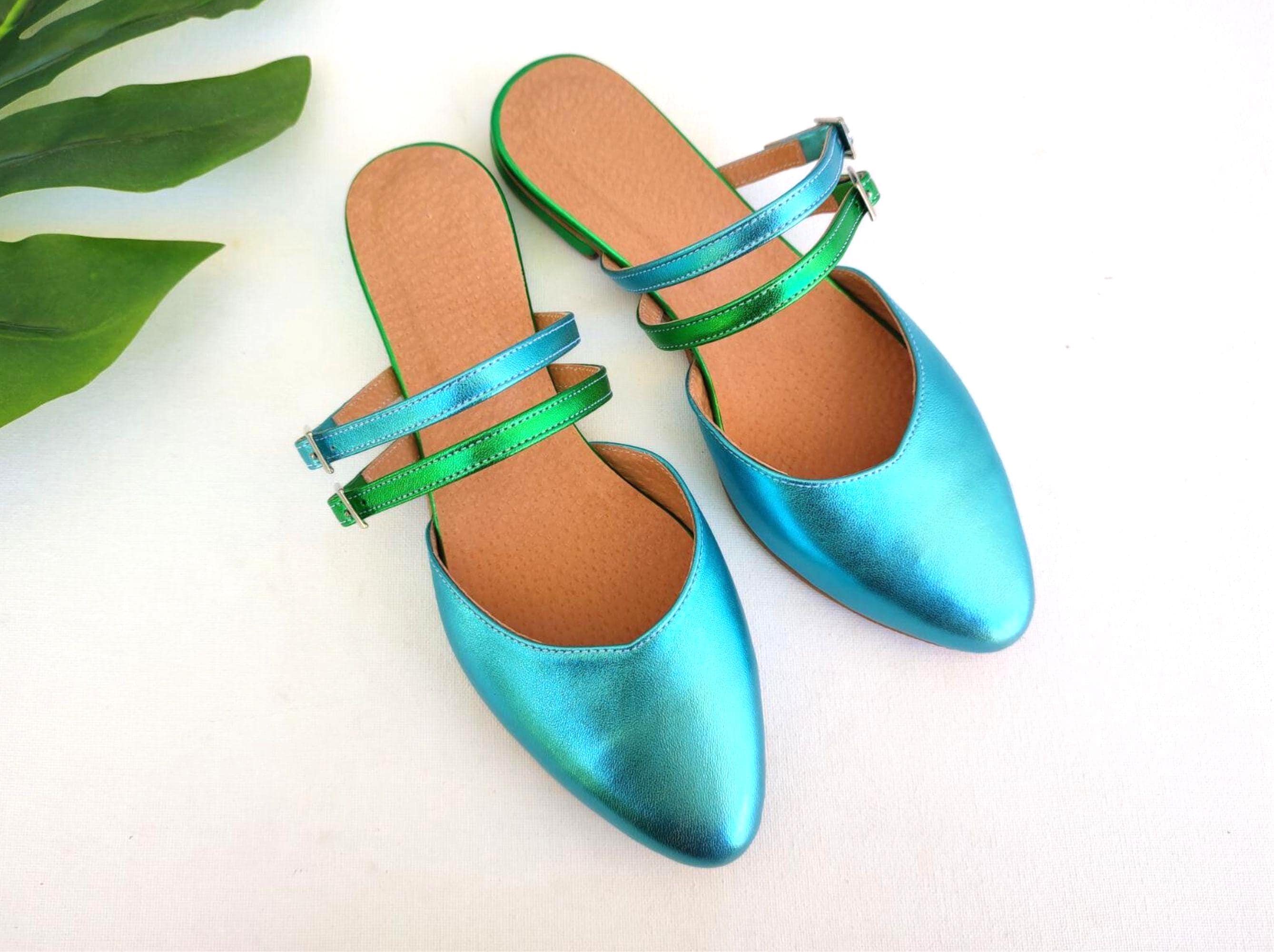 Metallic Green Shoes UK