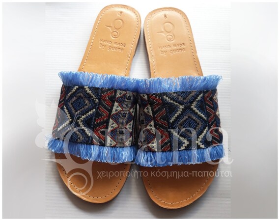 bohemian slippers