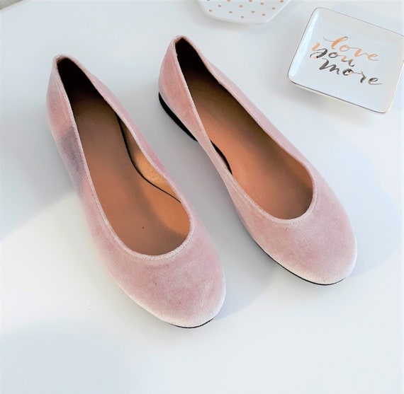 dusty rose shoes flats