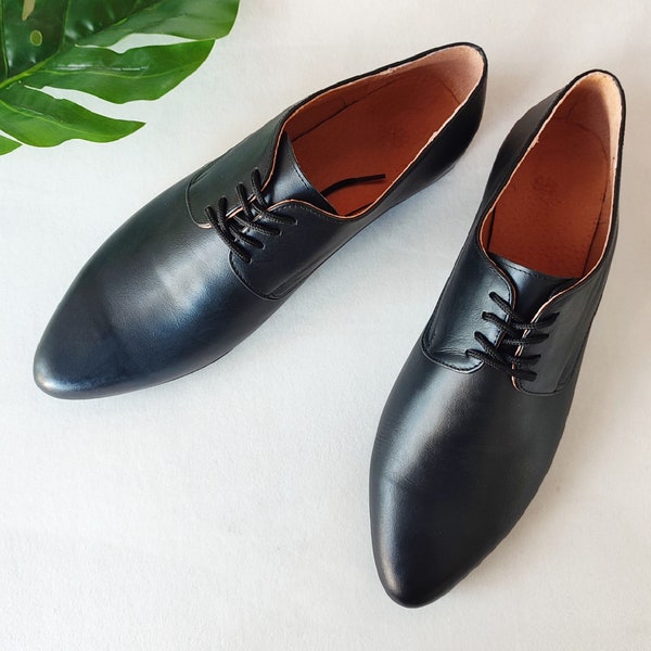 Black Leather Shoes, Classic Oxfords, Women Oxfords, Comfortable Shoes, Lace Up Shoes, Black Formal Shoes, Classic Shoes