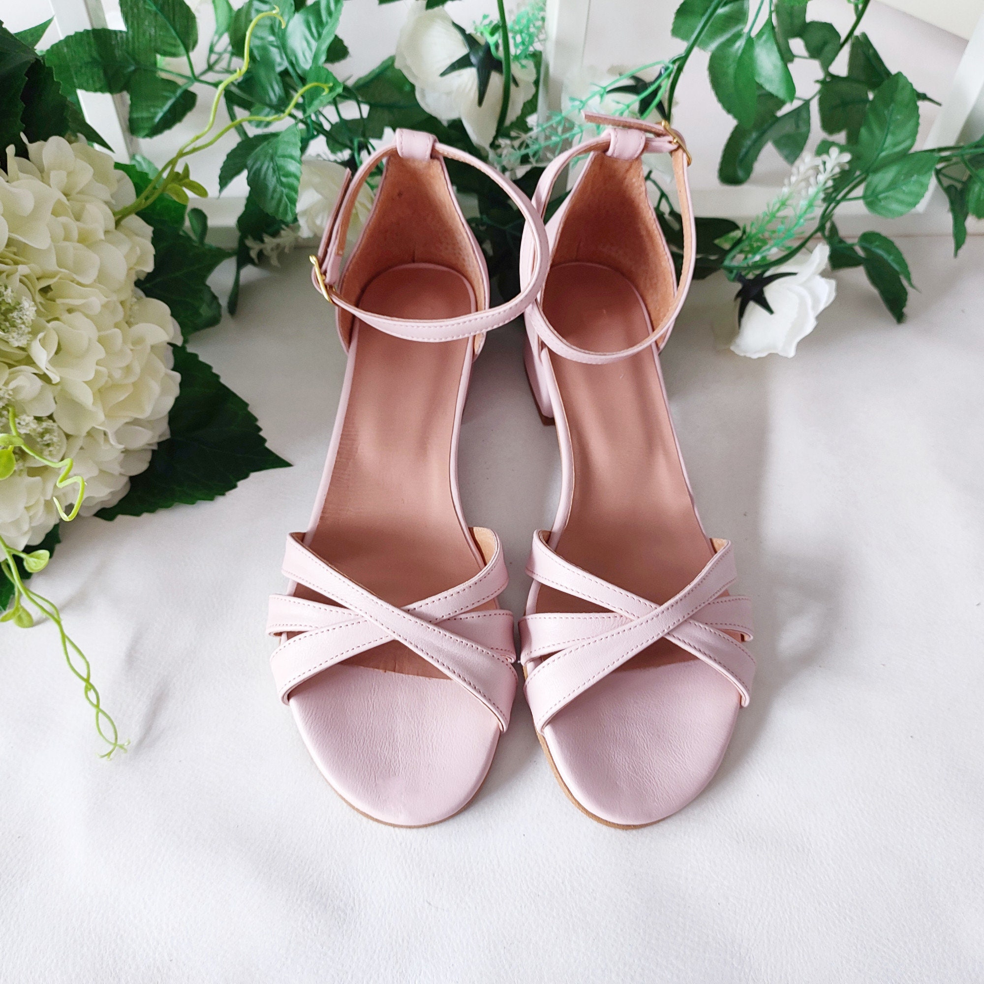 Wide Blush Pink Shoe Etsy Canada