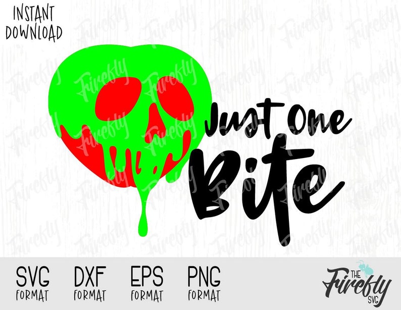Download Svg Snow White Poison Apple Just One Bite Quote Disney | Etsy