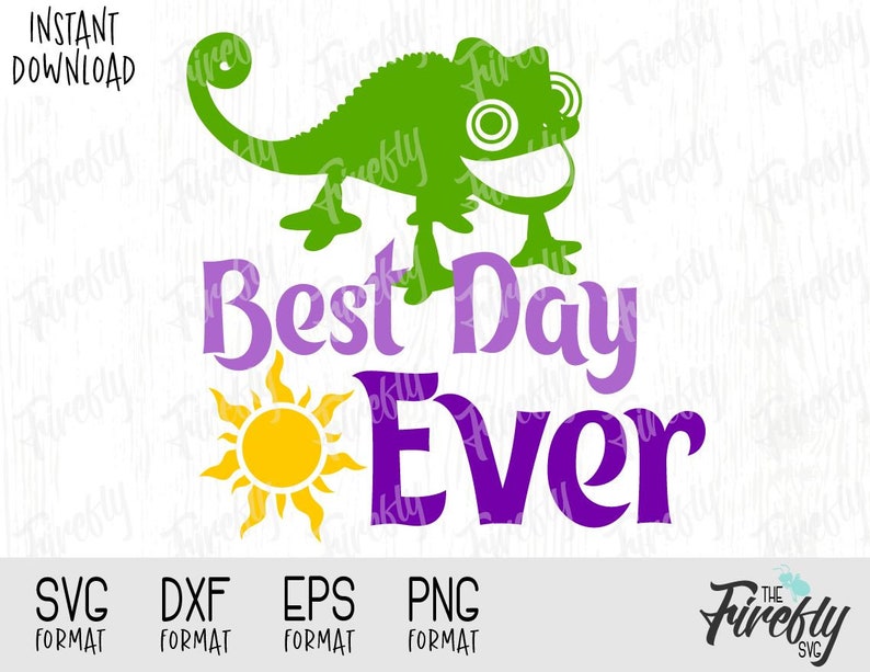 Download Svg Pascal Tangled Best Day Ever Quote Disney Inspired ...