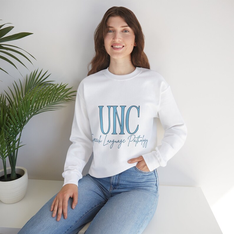 UNC college acronym program major customizable personalized tee shirt speech pathology nursing SLP degree custom minimalist image 7