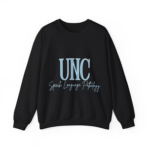 UNC college acronym program major customizable personalized tee shirt speech pathology nursing SLP degree custom minimalist image 6