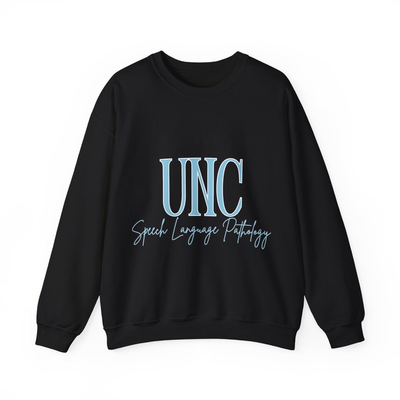 UNC college acronym program major customizable personalized tee shirt speech pathology nursing SLP degree custom minimalist image 6