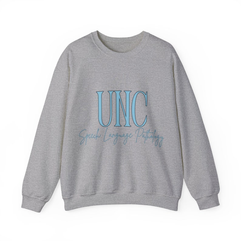 UNC college acronym program major customizable personalized tee shirt speech pathology nursing SLP degree custom minimalist image 5
