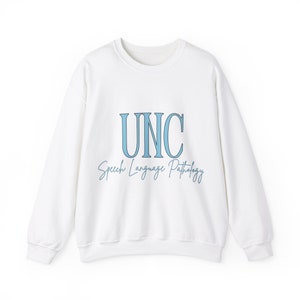 UNC college acronym program major customizable personalized tee shirt speech pathology nursing SLP degree custom minimalist image 3
