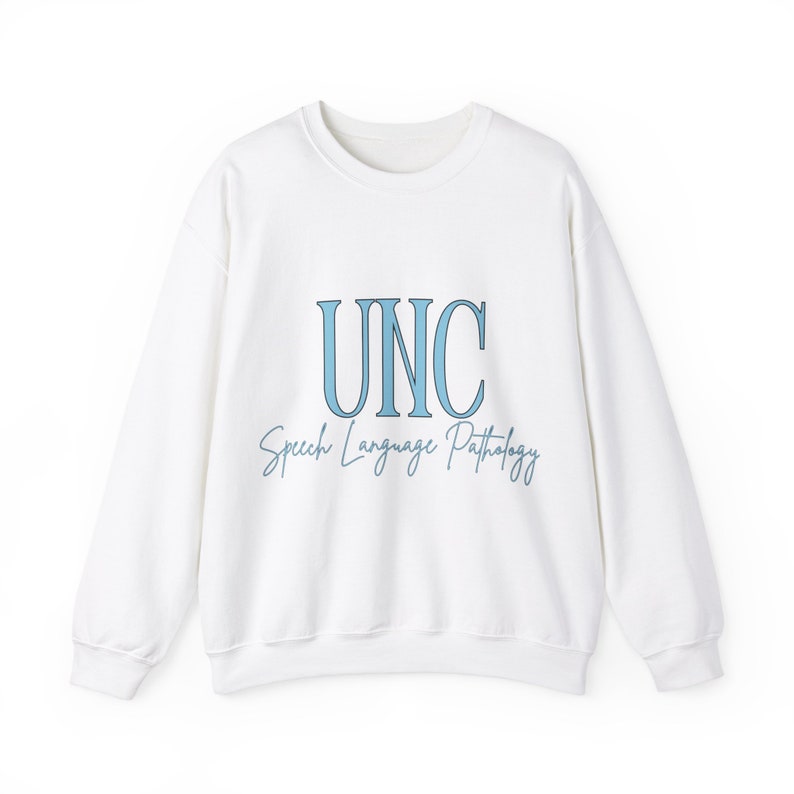 UNC college acronym program major customizable personalized tee shirt speech pathology nursing SLP degree custom minimalist image 3