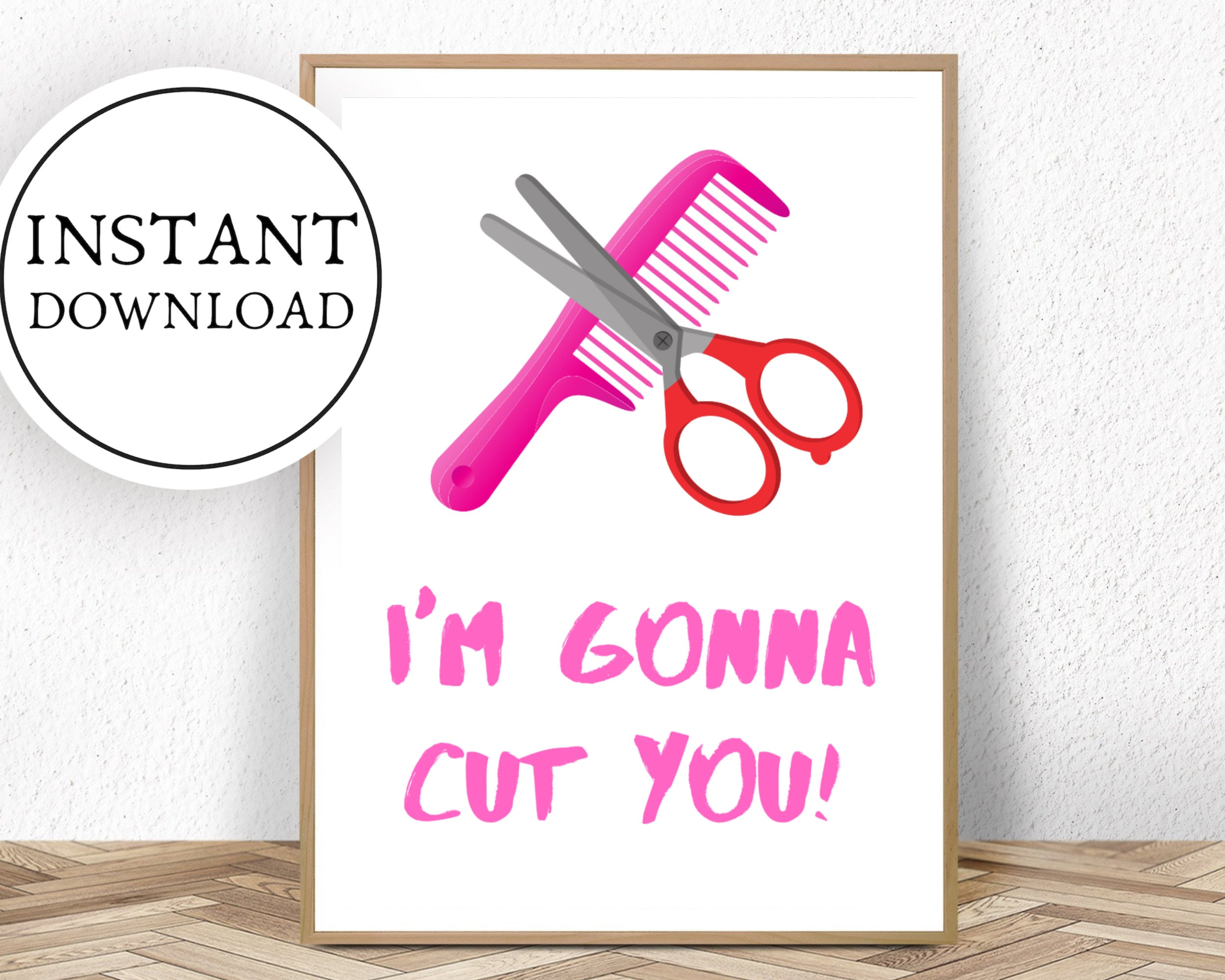 Hairdresser Gift Hair Salon Decor Hairdresser Print Etsy