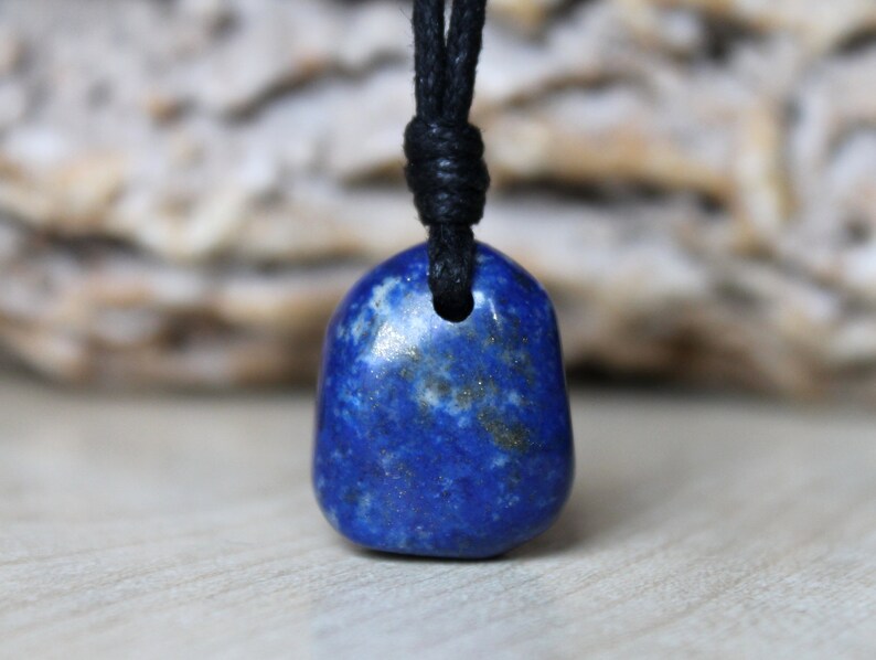 Lapis Lazuli Pendant Blue Lapis Necklace Stone Necklace Men gift Healing Stone gift stone for girlfriend