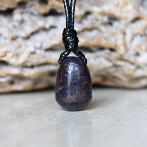 Pendentif rubis corindon homme Collier rubis Pierre de naissance