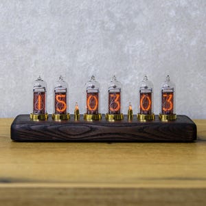 Nixie Tube Clock Pulsar IN-14 6-tubes