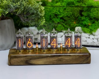 Nixie Tube Clock Pulsar IN-14 6-tubes