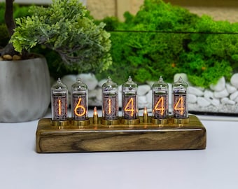 Reloj de tubo Nixie Pulsar IN-14 de 4 o 6 tubos