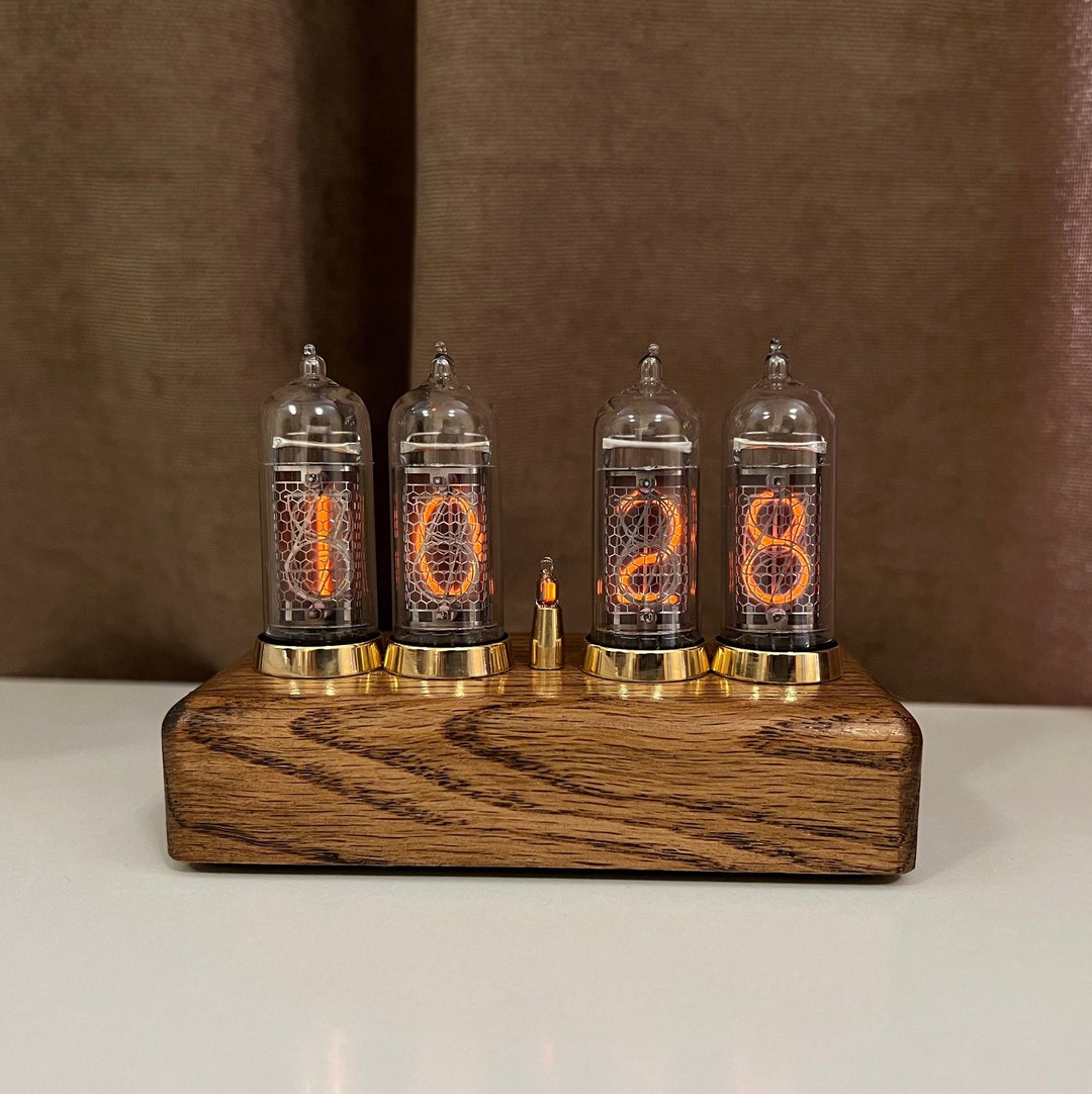 Nixie Tube Clock Pulsar IN14 4tubes Etsy