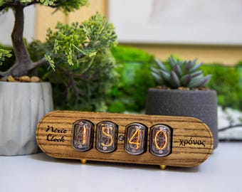 Reloj de tubo Nixie Pulsar IN-12 de 4 tubos