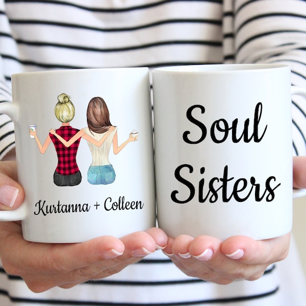 Best Friend Gift, Gift For Best Friend, Gift For Her, Personalized Gift, Best Friend, Gift For Sister, Best Friends Mug, Gift For Friend