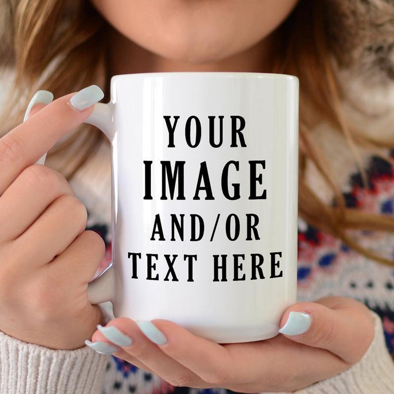 Custom Mug Personalized Mug Ceramic Mug Large Custom Mug Etsy