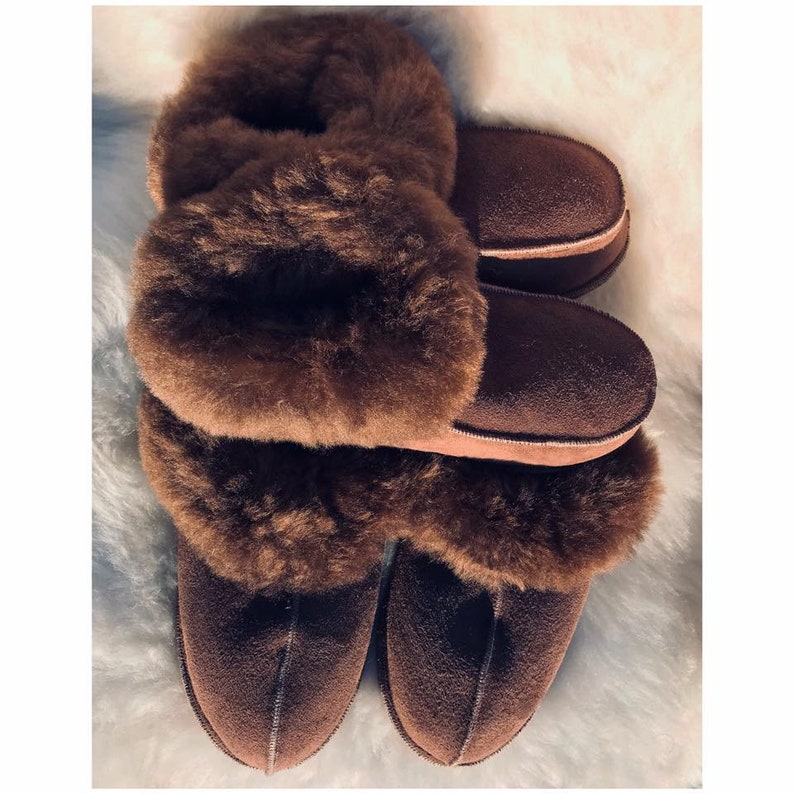 womens sheepskin slippers size 5