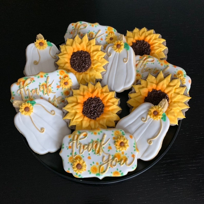 SunflowerFloral BabyThank YouGender image 0