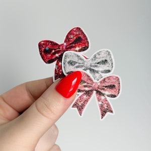 Mini Bow Stickers | Holographic Bow Bundle Stickers for Kindle