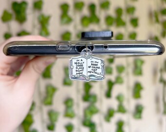 Kindle Charm, Phone Charm, USB Charm, Mini Keychain Charm | Bookish Merch | Bookish Gifts | Kindle Accessories, Phone Accessories | USB Plug