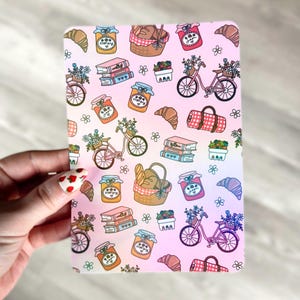 Kindle Case Insert | Holographic Case Insert for eReaders | Cottagecore Kindle Insert | Bookish Gifts | Glitter Cardstock | Kobo Insert