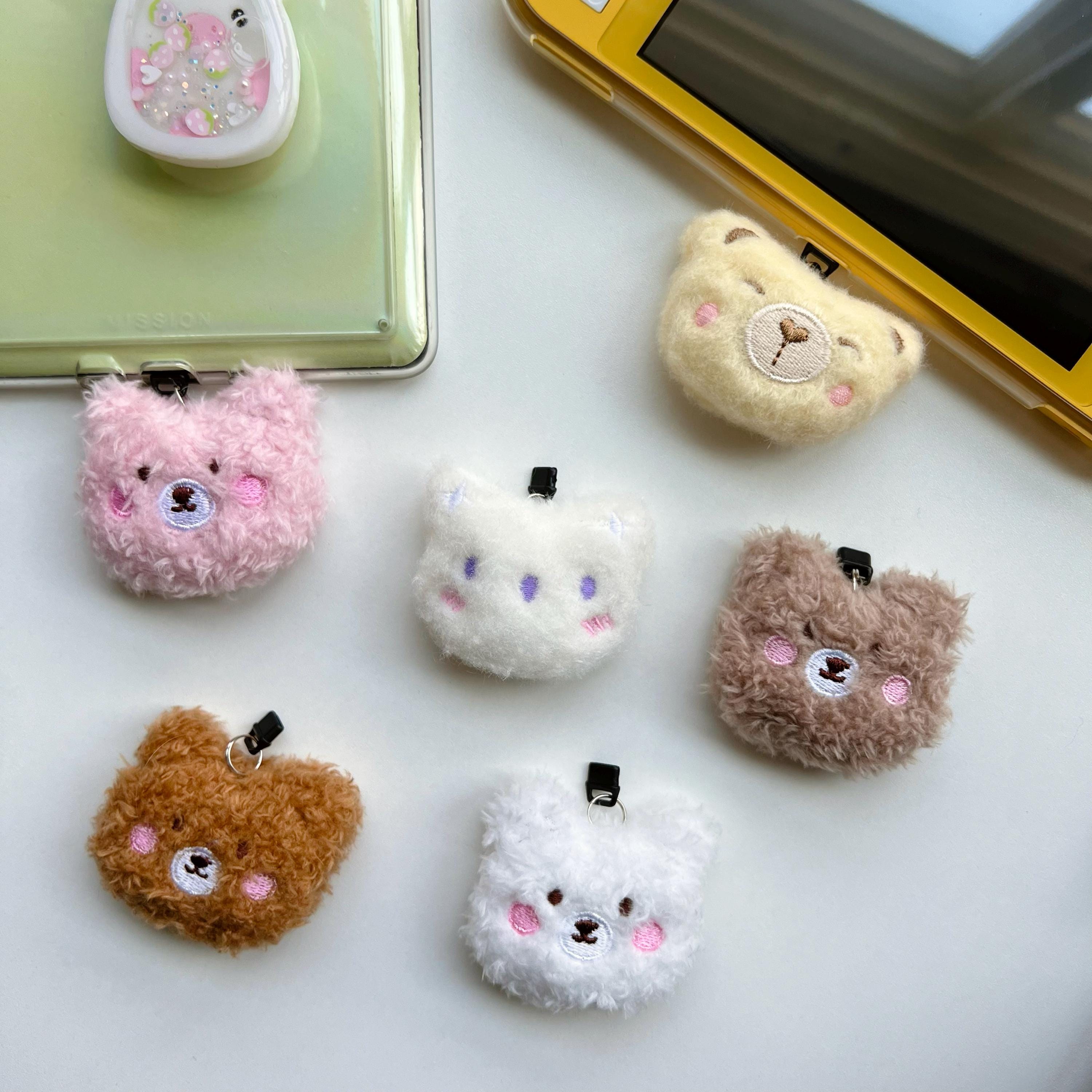 Fluffy Stuffy Kindle Charms | Stuffed Animal USB Charm | Kobo Charm | Switch Charm | Ereader Charm | Dust Plug Charm for USB-C Devices