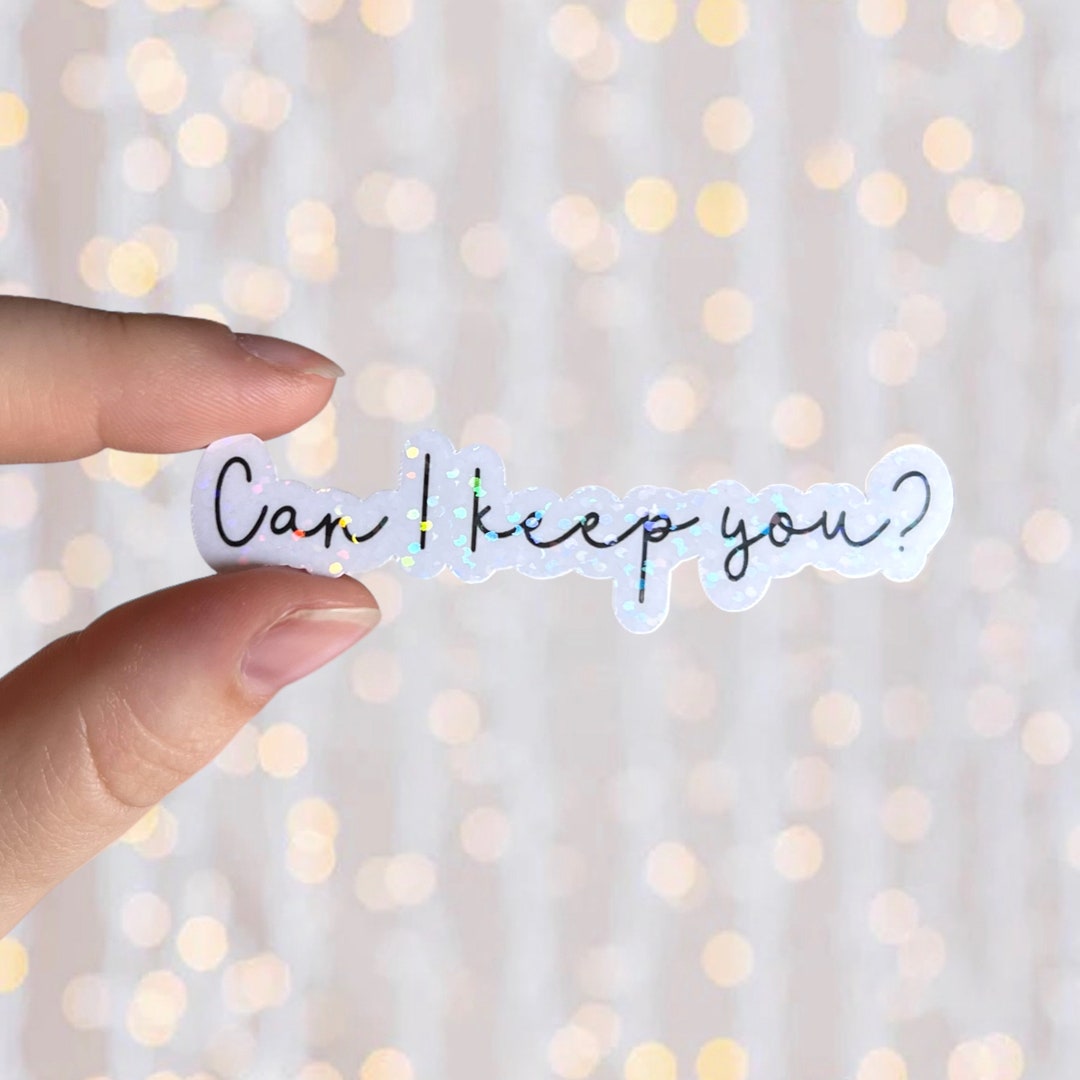 Casper Can I Keep You Sticker 90s Movie Nostalgia Holographic