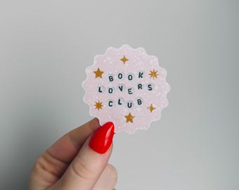 Sticker club des amoureux des livres | Sticker livresque holographique pour Kindle