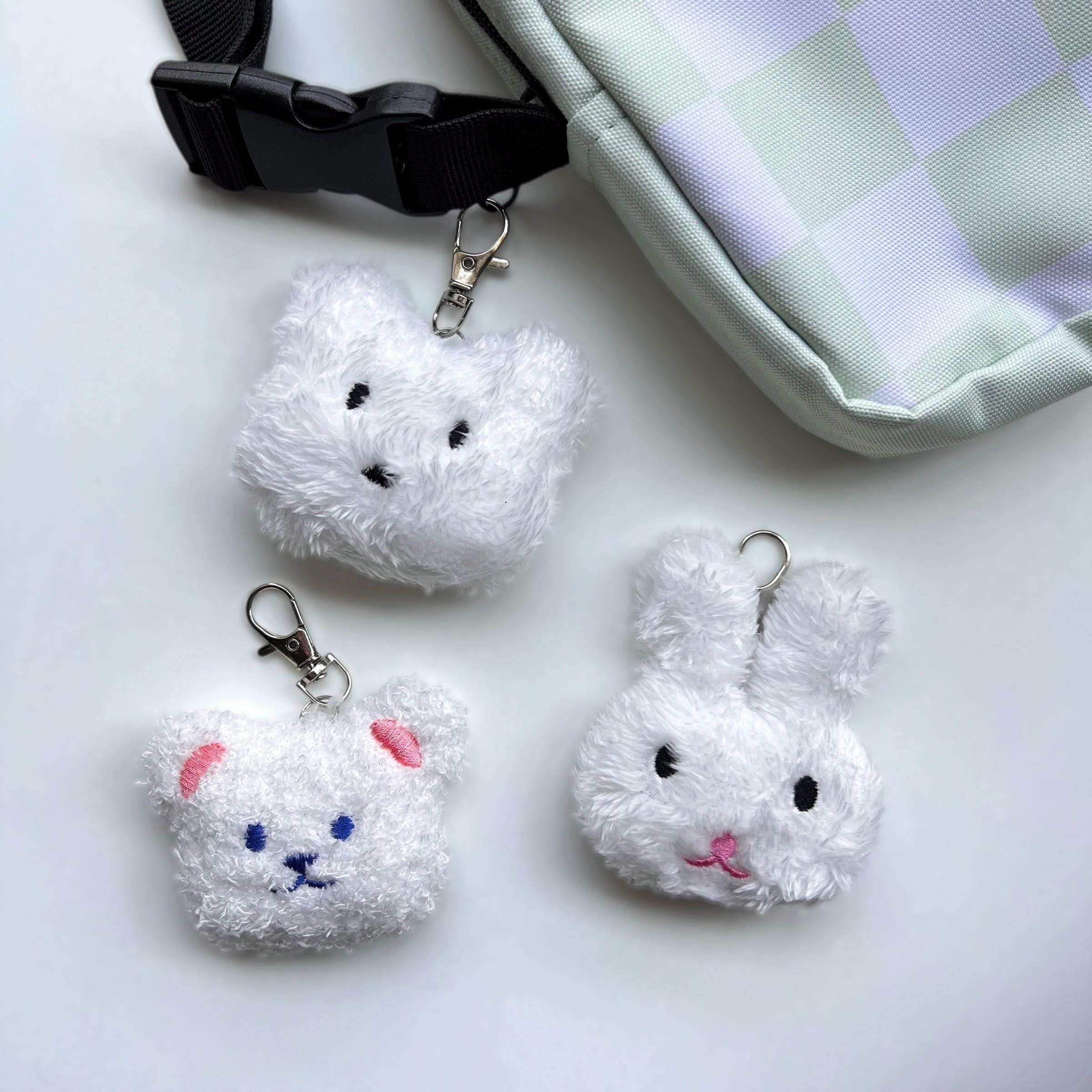 ふわふわキーホルダー | ぬいぐるみバッグチャーム | Kindle
