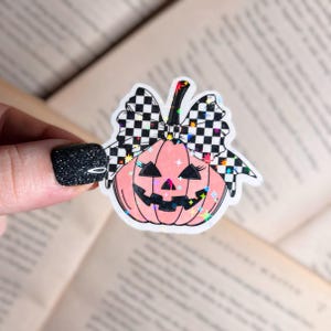 Halloween Sticker | Halloween Holographic Sticker | Vinyl Laptop, Kindle Sticker | Spooky Sticker, Fall Sticker