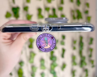 Kindle Charm, Phone Charm, USB Charm, Mini Keychain | Fairy Smut Book Club Charm | Bookish Gift | Phone Kindle Accessories | USB Plug