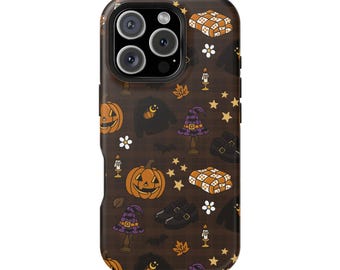 Cozy Halloween Plaid Magnetic Phone Case | Compatible with iPhone
