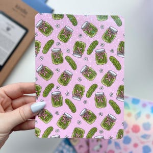 Conquette Pickles Kindle Insert | Holographic Cozy Aesthetic | Custom E-Reader Decor | Bookish Accessory for Clear Kindle Cases or Kobo