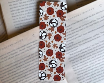 Bookmark | Fall Cozy Bookish Bookmark | Bookish Gift | Gift For Book Lover | Gift For Reader | Double Sided Bookmark | Pumpkin, Coffee