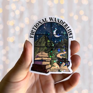 Reading Sticker | Book Sticker |  Holographic Kindle Sticker