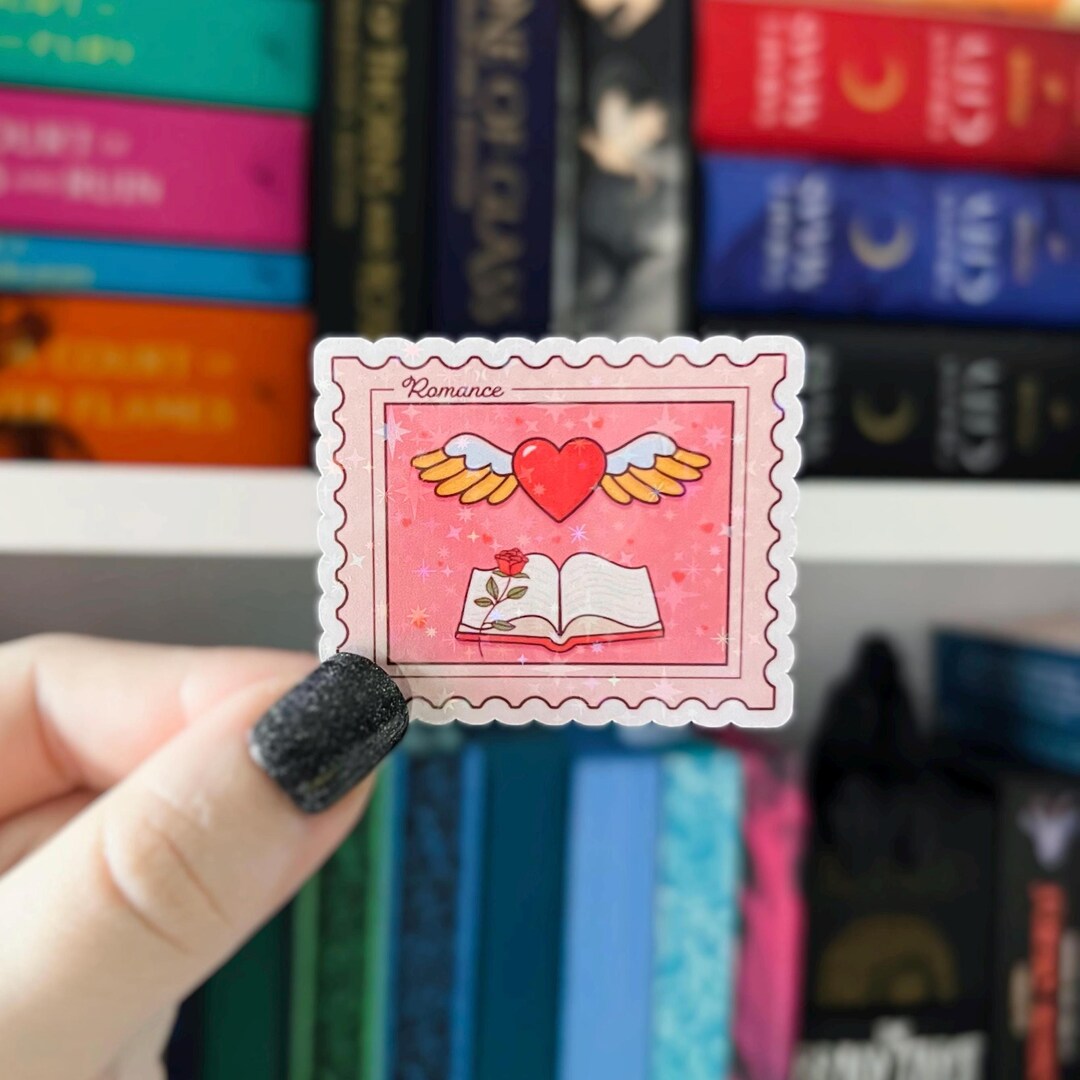Stickers Romeotics Romance Stamp Sticker | Romance Holographic Sticker | Kindle Sticker ...