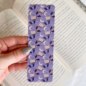 Bookmark | Books and Bat Wings Night Court Aesthetic Bookmark | Bookish Gift | Gift For Book Lover | Gift For Reader | Double Sided Bookmark