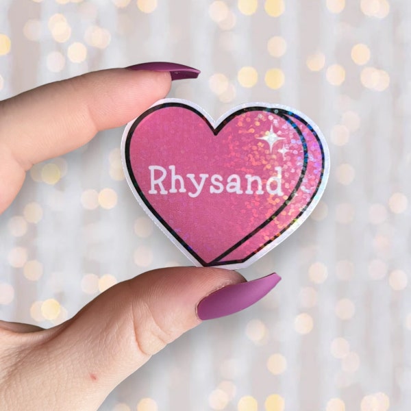 Bookish Boyfriend Sticker | Rhysand Holographic Sticker | Book Inspired | Bookish Gifts | Fantasy Book Merch | Valentines Gift