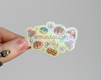 Pegatina holográfica de masa madre para hornear (para Kindle)