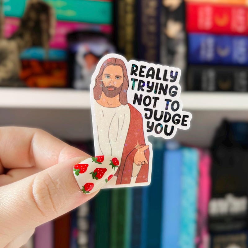 Judging Jesus Sticker Etsy