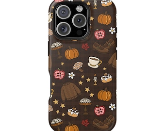 Cozy Fall Plaid Magnetic Phone Case | Compatible with iPhone