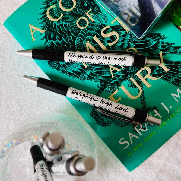 Rhysand Is The Most | Book Inspired | Bookish Gifts | Ballpoint Pen | Fantasy Book Merch